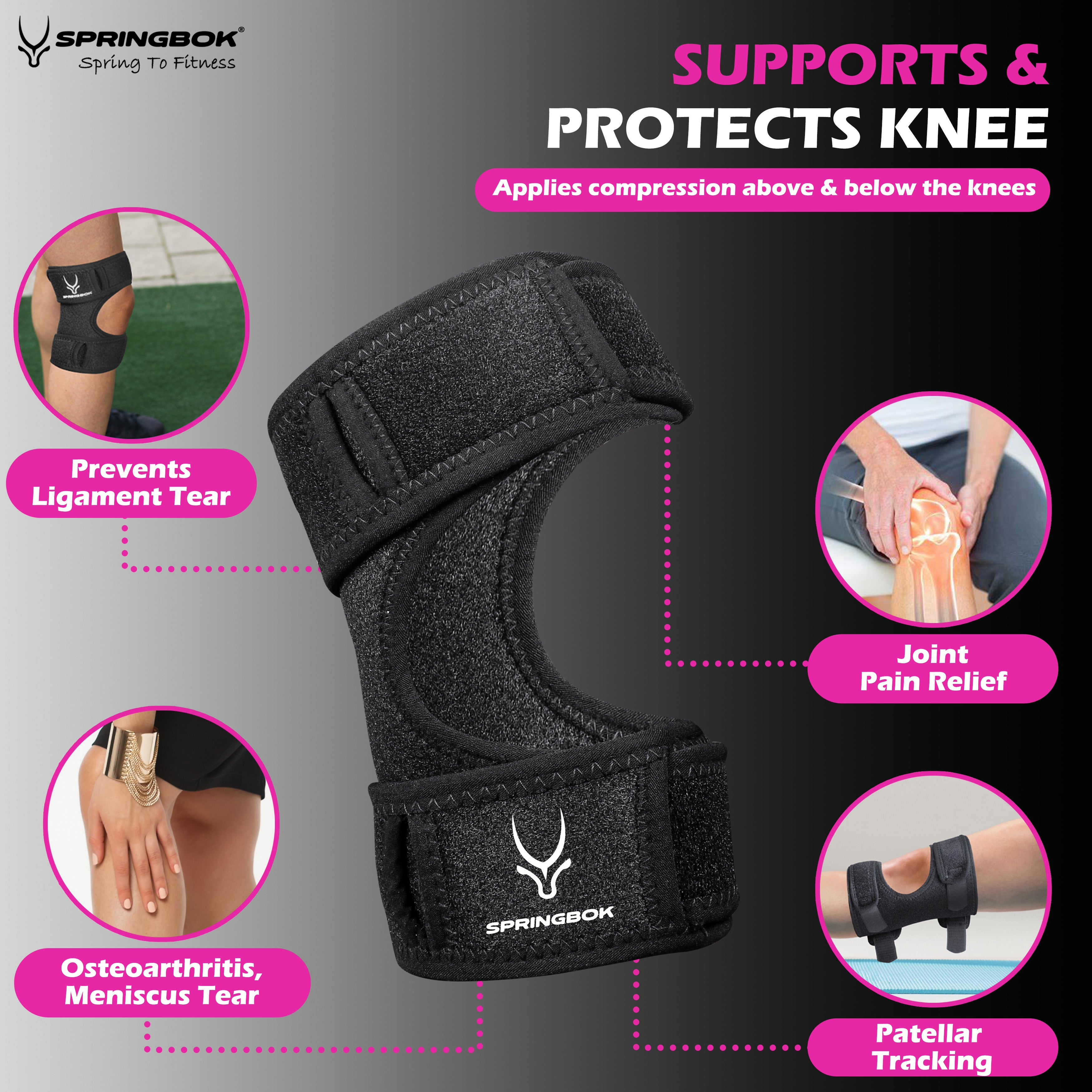 Springbok Sport Dual Knee Strap for men and women