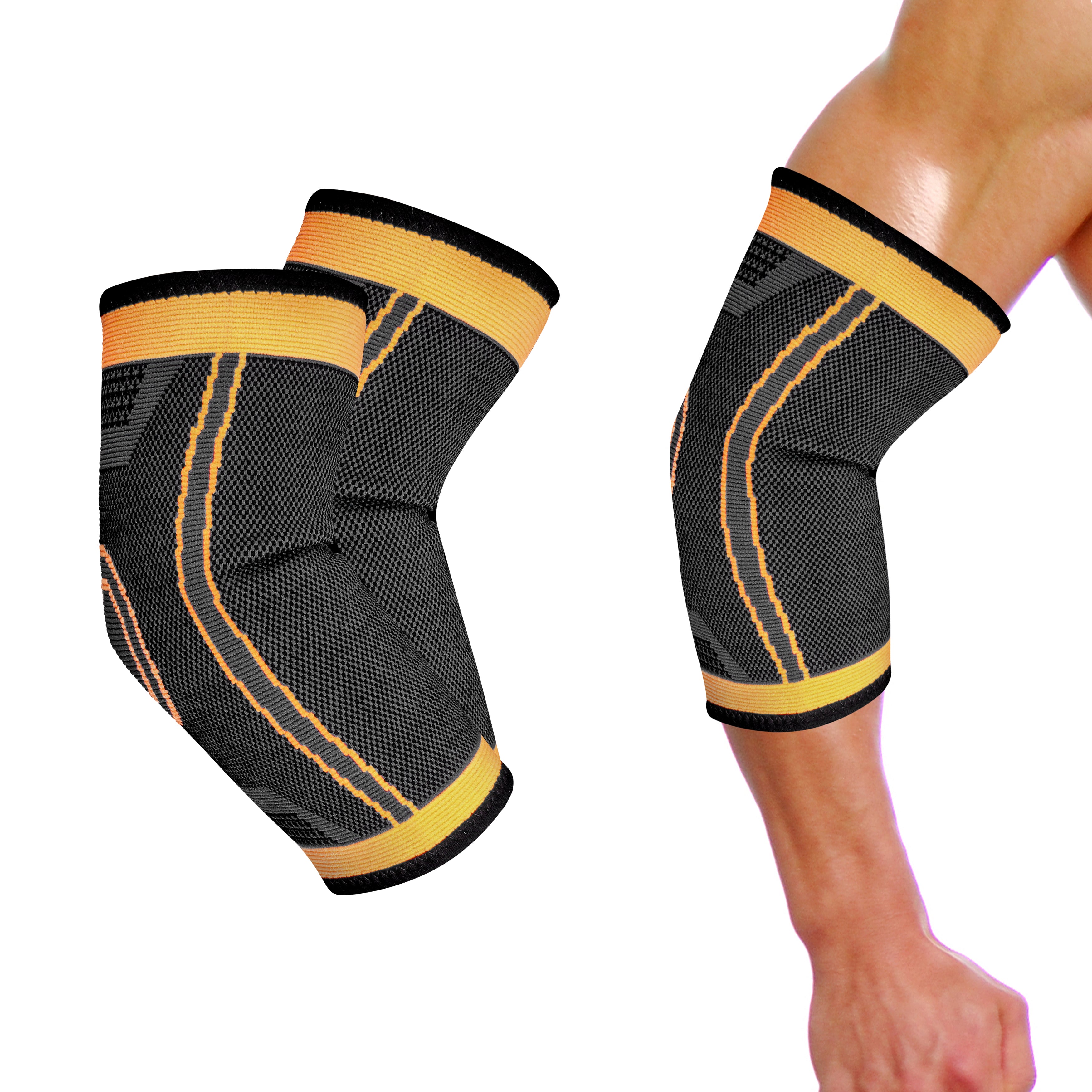 Springbok Elbow Brace Compression Sleeve for Men & Women (Pair)