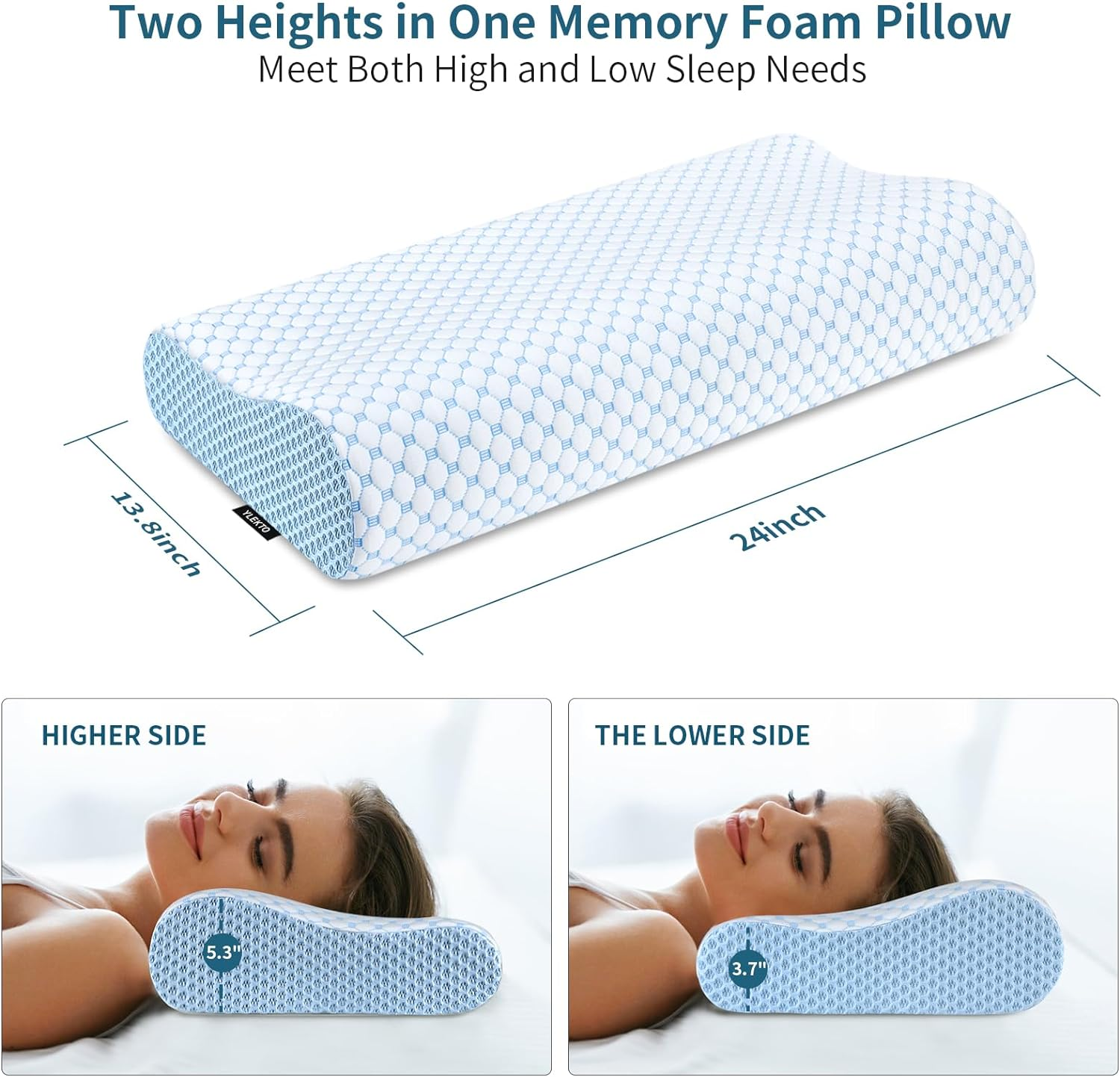 Springbok Adjustable Memory Foam Pillow