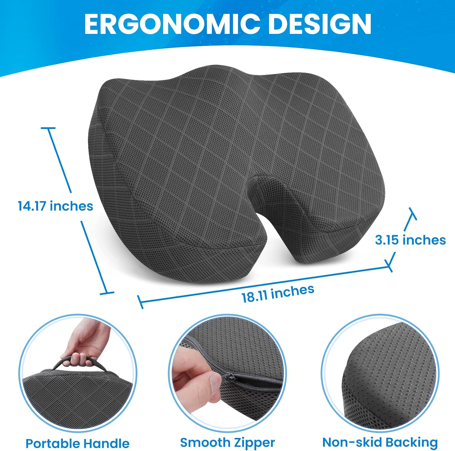 Springbok Coccyx Seat Cushion